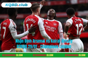 Đội hình dự kiến trước trận Arsenal vs Kairat Almaty